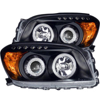 Thumbnail for ANZO 2006-2008 Toyota Rav4 Projector Headlights w/ Halo Black