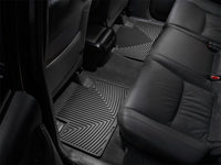 Thumbnail for WeatherTech 05-13 Toyota Tacoma Crew Cab Rear Rubber Mats - Black