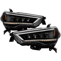 Thumbnail for Spyder Apex 14-20 Toyota 4Runner High-Power LED Module Headlights - Black (PRO-YD-T4R14AP-SEQ-BK)