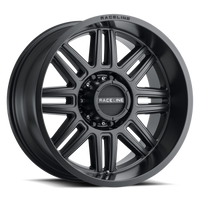 Thumbnail for Raceline 948B Split 18x9in / 8x165.1 BP / 18mm Offset / 125.2mm Bore - Satin Black Wheel