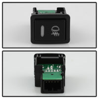 Thumbnail for Spyder 17-18 Nissan Rogue (Will Not Fit Sport Models) OEM Fog Lights w/Switch - Clear (FL-NR2017-C)