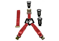 Thumbnail for N-Fab Bed Mounted Rapid Tire Strap Universal - Gloss Black - Red Strap