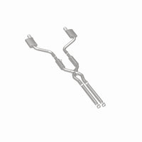 Thumbnail for MagnaFlow 11-12 Dodge Charger SRT-8 Hemi Dual Split Rear Exit Stainless Cat-Back Performance Exhaust