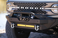 Thumbnail for DV8 Offroad 2021+ Ford Bronco Modular Front Bumper Winch Capable w/ Auxiliary Light Mounts
