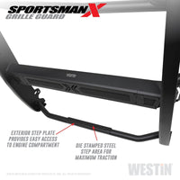 Thumbnail for Westin 19-21 Ram 1500 Sportsman X Grille Guard - Textured Black (Excluding Classic & Rebel)