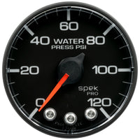 Thumbnail for Autometer Spek-Pro Gauge Water Press 2 1/16in 120psi Stepper Motor W/ Peak & Warn