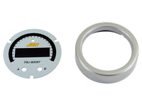Thumbnail for AEM X-Series Tru-BoostX Boost Controller Gauge Accessory Kit - Silver Bezel & White Faceplate