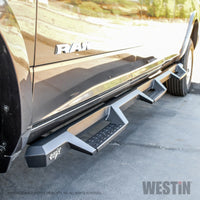 Thumbnail for Westin/HDX 19-20 Ram 2500/3500 Crew Cab (8ft Bed) Drop Wheel to Wheel Nerf Step Bars - Txt Black