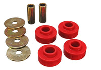 Thumbnail for Energy Suspension 89-97 Ford Thunderbird / 99-04 Mustang Cobra Red Differential Carrier Bushings