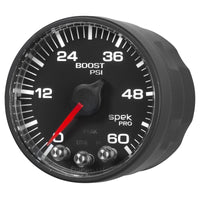 Thumbnail for Autometer Spek-Pro 52.4mm 0-60 PSI Digital Stepper Motor Boost Gauge