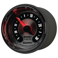 Thumbnail for Autometer American Muscle 52mm Full Sweep Electric 30 In Hg.-Vac/30PSI Boost Vacuum Gauge