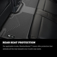 Thumbnail for Husky Liners 17 Ford F-250 Super Duty SuperCab WeatherBeater Black Floor Liners