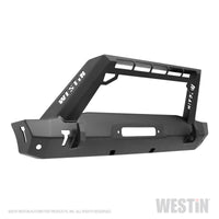 Thumbnail for Westin 18-19 Jeep Wrangler JL Stubby Front Bumper - Textured Black