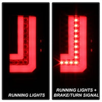 Thumbnail for Spyder GMC Sierra 2016-2017 Light Bar LED Tail Lights - Black ALT-YD-GS16-LED-BK