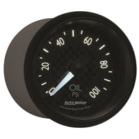 Thumbnail for Autometer GT Series 52mm Mechanical 0-100 psi Oil Pressure Gauge