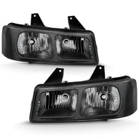 Thumbnail for ANZO 2003-2017 Chevy Express Crystal Headlight Black