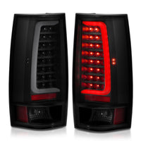 Thumbnail for ANZO 2007-2014 Chevy Tahoe LED Taillight Plank Style Black w/Smoke Lens
