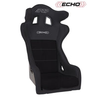 Thumbnail for PRP Echo Composite Seat- Black (PRP Black Outline/Delta Black- Black Stitching)