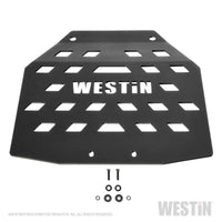 Thumbnail for Westin/Snyper 18-21 Jeep Wrangler JL Transfer Case Skid Plate - Textured Black