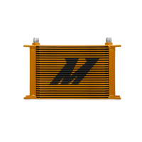 Thumbnail for Mishimoto Universal 25-Row Oil Cooler - Gold