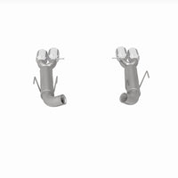 Thumbnail for MagnaFlow 12 Ford Mustang V8 5.0L Dual Split Rear Exit Axle-Back Stainless Cat Back Perf Exhaust