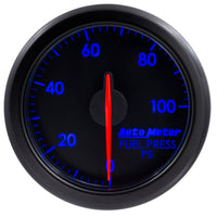 Thumbnail for Autometer Airdrive 2-1/6in Fuel Pressure Gauge 0-100 PSI - Black