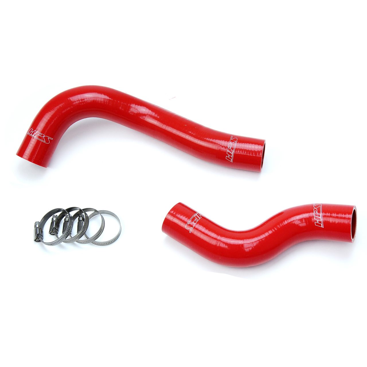 HPS Red Reinforced Silicone Radiator Hose Kit Coolant for Lexus 15-18 RCF V8 5.0L