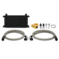Thumbnail for Mishimoto Universal 19 RowThermostatic Oil Cooler Kit - Black