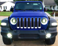 Thumbnail for Oracle Oculus Bi-LED Projector Headlights for Jeep JL/Gladiator JT - Matte Blk - 5500K SEE WARRANTY