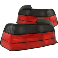 Thumbnail for ANZO 1992-1998 BMW 3 Series E36 Coupe/Convertable Taillights Red/Smoke