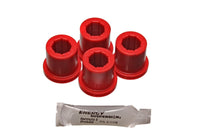 Thumbnail for Energy Suspension 80-87 Toyota Pick Up Red Rear Spring Frame Shackle Bushing Kit