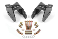 Thumbnail for BMR 64-72 Chevy Chevelle Rear Control Arm Relocation Brackets - Black Hammertone
