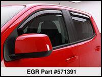 Thumbnail for EGR 15+ Chevy Colorado/GMC Canyon Crew Cab In-Channel Window Visors - Set of 4