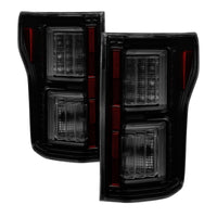 Thumbnail for Spyder 18-19 Ford F-150 (w/o Blind Spot Sensor) LED Tail Lights - Blk Smk (ALT-YD-FF15018-LED-BSM)