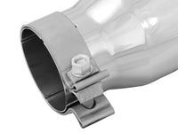 Thumbnail for aFe MACH Force-Xp 3in Inlet x 4in Outlet x 9in Length 304 Stainless Steel Exhaust Tip Polished