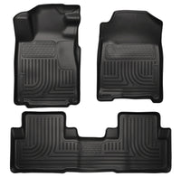 Thumbnail for Husky Liners 04-10 Chevrolet Cobalt WeatherBeater Combo Black Floor Liners