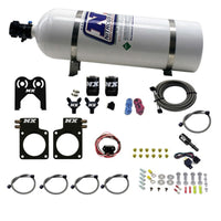 Thumbnail for Nitrous Express Nissan GT-R Nitrous Plate Kit (35-300HP) w/15lb Bottle