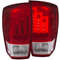 Thumbnail for ANZO 2016-2017 Toyota Tacoma LED Taillights Red/Clear