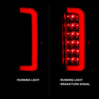 Thumbnail for ANZO 1987-1996 Ford F-150 LED Taillights Black Housing Smoke Lens (Pair)