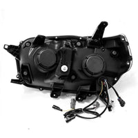 Thumbnail for AlphaRex 10-13 Toyota 4Runner PRO-Series Proj Headlights Plank Style Alpha Blk w/Seq Signal/DRL
