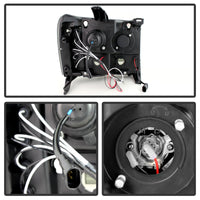 Thumbnail for Spyder GMC Sierra 1500/2500 07-13 Projector Headlights LED Halo- LED Blk Smke PRO-YD-GS07-HL-BSM