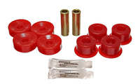Thumbnail for Energy Suspension 92-01 Prelude Red Rear Shock Upper and Lower Bushing Set