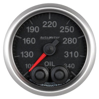 Thumbnail for Autometer Elite 52mm 100-340 Deg F Oil Temp Peak & Warn w/ Electronic Control Gauge