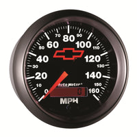 Thumbnail for Autometer Speedometer 3-3/8in, 0-160 MPH, Elec. Programmable - Bowtie Black
