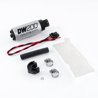 Thumbnail for DeatschWerks 94+ Nissan 240sx/Silvia S14/S15 255 LPH DW200 In-Tank Fuel Pump w/ Install Kit