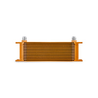 Thumbnail for Mishimoto Universal 13-Row Oil Cooler Gold