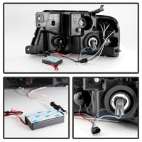 Thumbnail for Spyder Ford F150 04-08 Projector Headlights Version 2 CCFL Halo LED Blk PRO-YD-FF15004-CCFL-G2-BK