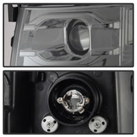 Thumbnail for Spyder Chevy Silverado 1500 07-13 Version 3 Projector Headlights - Smoke PRO-YD-CS07V3-LBDRL-SM