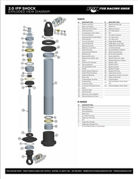 Thumbnail for Fox Mount Pin Steering Stabilizer M14-1.5 1/2-20 Unf 5.200 TLG 4140 Steel Zinc