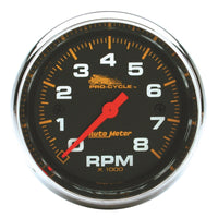 Thumbnail for Autometer Pro-Cycle Gauge Tach 2 5/8in 8K Rpm 2&4 Cylinder Black